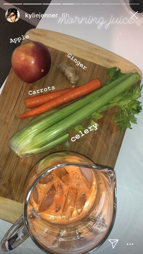 Kylie Jenner Diet, Morning Juice, Medicine Tips, Detox Juice Recipes, Celery Juice, Ginger Juice, Healthy Juice Recipes, Juice Cleanse, Detox Juice