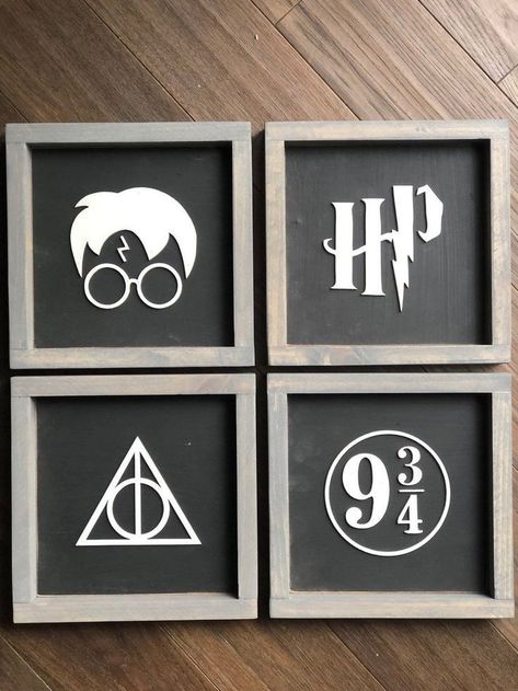 Harry Potter Signs, Harry Potter Wall Decor, Harry Potter Sign, Harry Potter Bedroom Decor, Harry Potter Wall Art, Harry Potter Etsy, Art Harry Potter, Glume Harry Potter, Harry Potter Nursery