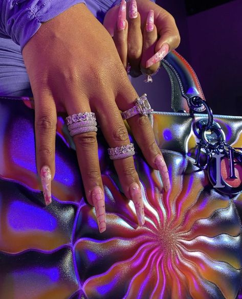 Nail Photoshoot, Elite Nails, Thee Stallion, Megan Thee Stallion, Magic City, Nail Photos, Textures And Tones, Shea Moisture Products, Mani Pedi