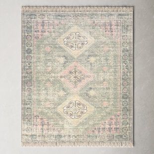 AllModern Tucson Oriental Handwoven Camel/Sage Area Rug | Wayfair Flatweave Area Rug, Green And Khaki, Traditional Area Rugs, Cotton Rug, Green Rug, Weaving Techniques, Green Cotton, Printed Rugs, All Modern