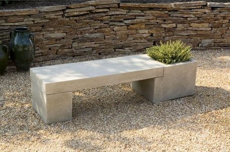 Learn how to build your own concrete garden bench! – Your Projects@OBN Bench Concrete, Concrete Garden Bench, Cement Bench, Modular Bench, Diy Bank, Outdoor Seating Set, Concrete Bench, Long Bench, Swim Meet