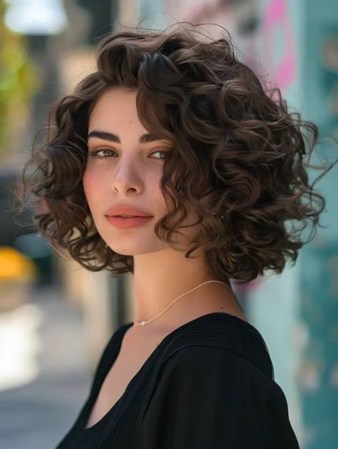 Curly Bob Haircuts For Women, Curly Bob Haircut, Curly Bob Haircuts, Bob Haircut Curly, Naturally Curly Hair, Textured Bob, Curly Waves, Bob Haircuts For Women, Haircuts For Women