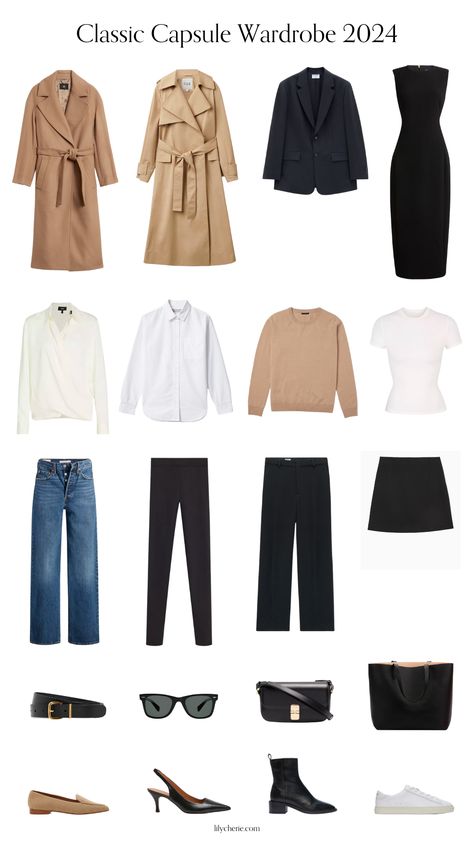 If starting a capsule wardrobe is one of your resolutions for 2024, look no further. I’m sharing everything you need to know on how to create a capsule wardrobe in 2024 Preppy Capsule Wardrobe, Basic Capsule Wardrobe, Capsule Wardrobe Dresses, French Style Clothing, Create A Capsule Wardrobe, How To Have Style, Capsule Wardrobe Checklist, Capsule Wardrobe Women, Spring Summer Capsule Wardrobe