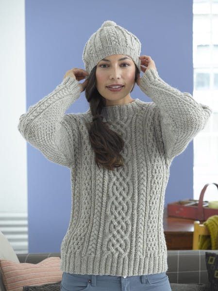 Cable Knit Sweater Pattern Free, Free Aran Knitting Patterns, Cable Sweater Pattern, Cable Knit Sweater Pattern, Aran Sweaters, Free Knitting Patterns For Women, Aran Jumper, Aran Knitting Patterns, Knitting Patterns Free Sweater