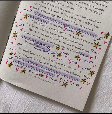 Soft Romance Books, Pretty Book Quotes, Book Markings, Summer I Turned Pretty Book, Annotation Ideas, Book Annotation Tips, Books Annotations, Book Annotating, Annotating Books