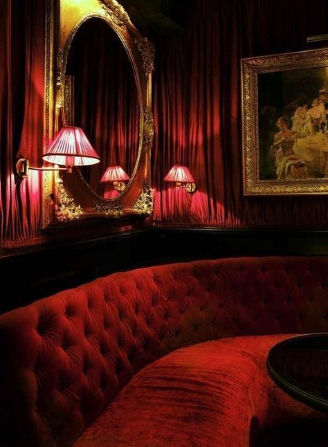 Nightclub Design, Red Couch, Red Rooms, Hotel Design, Red Aesthetic, My New Room, 인테리어 디자인, Desi, Sweet Home