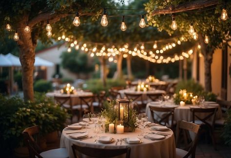 Italian Garden Party Ideas: Delightful Tips for a Memorable Tuscan Evening - Dope Gardening Italian Garden Party, Spaghetti Party, Apothecary Halloween, Pizza Station, Garden Party Ideas, Lemon Centerpieces, Traditional Italian Dishes, St Stephen, Rustic Wooden Table