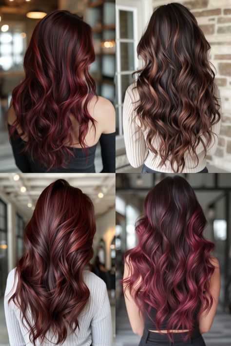 Subtle Hair Color, Red Balayage Hair, Balayage Long Hair, Haircut Tip, Goddess Hairstyles, Winter Hair Color, Hair Makeover, Wedding Hairstyles For Long Hair, Hair Inspo Color