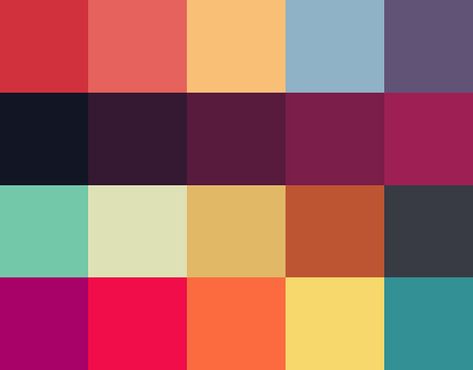 beautiful 20 color palettes for your next visual project Vintage Color Palette Retro, Indie Color Palette, 80s Colour Palette, 90s Color Palette, 80s Color Palette, Saturated Color Palette, 80s Gym, Interest Inventory, Retro Palette