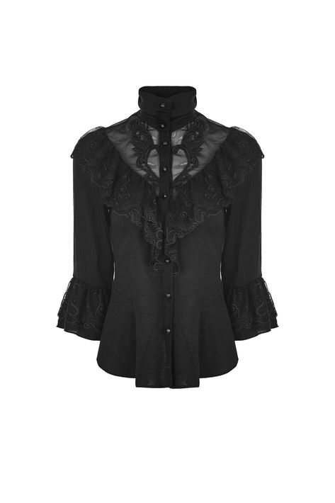 Goth Discord Banner, Lace Trim Shirt, Goth Outfit Inspo, Victorian Shirt, Plus Size Gothic, Black Lace Shirt, Gothic Lace, Trad Goth, Goth Shirt