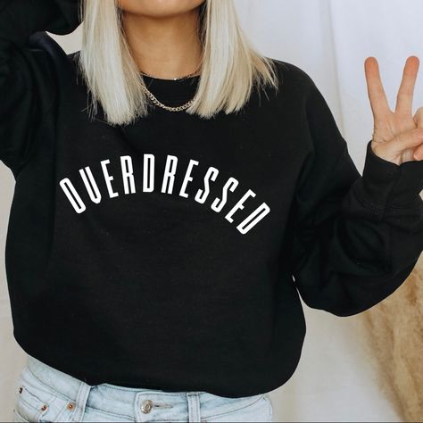 Our “Overdressed” Sweatshirt Is A Must Have For Your Already Trendy Wardrobe. Whether Worn Outside On Chilly Days Or Inside Cuddled In Reading A Book. 50/50 Cotton Crew Neck Long Sleeve High Quality Stylish Comfortable Colors: Black White Gray Sizes: S M L Xl 2x 3x 4x 5x * Each One Is Hand Made * Each One Is Made With Love * Bundle To Save More Reading A Book, Long Sleeve Sweatshirt, Long Sleeve Sweatshirts, 50 50, A Book, Black Gray, With Love, Must Haves, Black And Grey