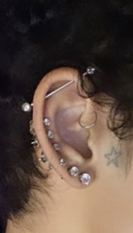 Piercing Inspo Ear, Dream Face, Swag Era, Piercing Inspo, 2013 Swag Era, Jewelry Piercing, Cute Ear Piercings, Cute Piercings, Industrial Piercing