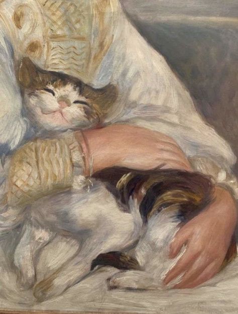 soli en X: "The Cat with Julie Manet, 1887, by Pierre-Auguste Renoir https://t.co/GHRRRMxreZ" / X Julie Manet, Pierre Auguste, Pierre Auguste Renoir