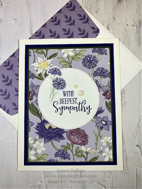 Sympathy Card Making Ideas, Stampin Up Wonderful World Dsp, Su Wonderful World Cards, Wonderful World Dsp Stampin Up Cards, Stampin Up Stylish Shapes Dies, Stampin Up Wonderful World Cards, Wonderful World Stampin Up Cards, Stampin Up Designer Paper Cards, Sympathy Stampin Up Cards