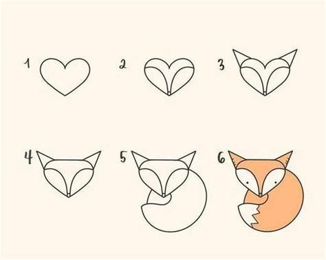 Cómo Dibujar Una Mariposa Paso A Paso, Dibujo Fácil De Trin For Trin Tegning, Cute Easy Animal Drawings, Blind Drawing, Easy Animal Drawings, Fox Drawing, Easy Animals, Easy Drawing Tutorial, Drawing Tutorial Easy, Detailed Drawings