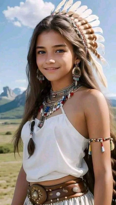 American Indian Girl, Native American Images, Native American Pictures, Indian Photoshoot, Native American History, Native American Fashion, American Beauty, American History, Asian Beauty