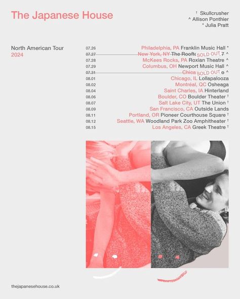 The Japanese House The Japanese House Poster, The Japanese House, House Poster, Uk Tour, Japanese House, Room Posters, One Week, A Dream, Poster Prints