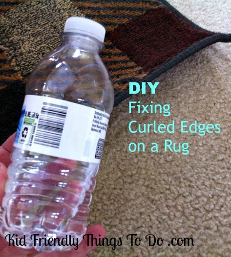 DIY - Fixing a rug that has curled up How To Fix A Curling Rug Corner, Rug Corners Curling Diy, Rug Hacks, Homey Touches, Apartment Planning, Diy Home Garden, Braided Rug Diy, House Hacks, House Keeping