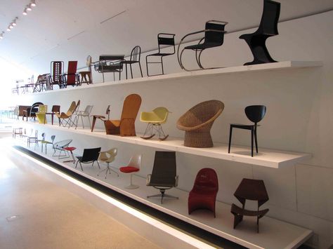 Vitra | by Aleksandar Shavikin Chair Display Showroom, Furniture Store Showroom, Chair Display, Chair Showroom, Furniture Store Design, Angel Wings Decor, Medical Store, Eames Office, Warehouse Design