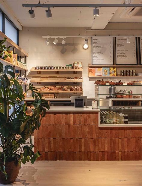 Honey & Co. Daily Bloomsbury London Deli, Bakery & Café Bakery Aesthetic Outside, London Cafe Interior, Modern Deli, Deli Design, Deli Bakery, Shop Counters, Bakery London, Bloomsbury London, Deli Cafe