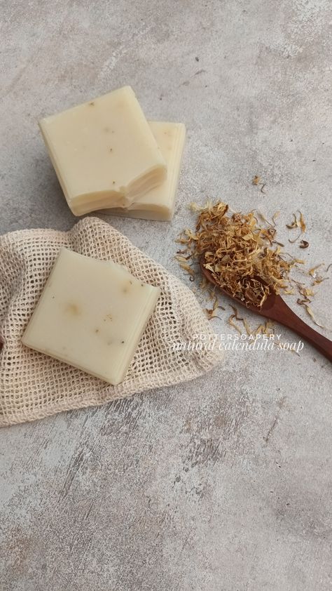 Natural calendula soap, handcrafted mindfuly by @Pottersoapery Homemade Soap Photography, Soap Photography Ideas, Soap Photoshoot, Calendula Soap, Soap Photography, Homemade Soap, Home Made Soap, Handmade Soap, Eden