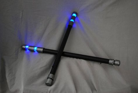 Escrima Sticks, Nightwing Cosplay, Young Justice League, Young Justice, Nightwing, Justice League, Led, Handmade Gift, Electronic Products