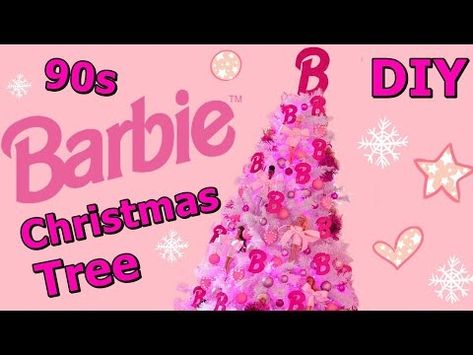 (85) DIY: PINK 90s BARBIE CHRISTMAS TREE *2020 Updated Version* - YouTube Barbie Christmas Tree, Hello Barbie, Barbie Christmas Ornaments, 90s Barbie, Pink 90s, Barbie Christmas, Christmas Barbie, Everyone Else, Follow Me