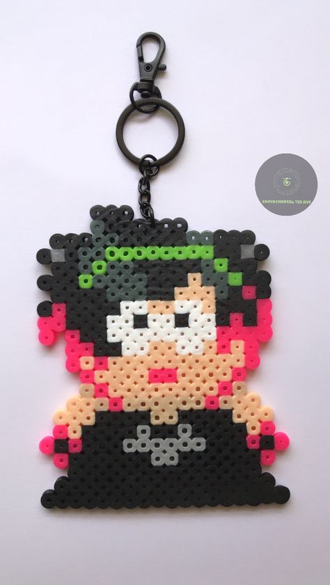 Henrietta Perler Southpark Perler Beads, Goth Perler Bead Patterns, Hammer Beads, Perler Pattern, Perler Designs, Kandi Inspo, Emo Phase, Goth Kids, Kandi Kid