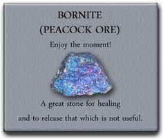 bornite (peacock ore) Enjoy the moment! Peacock Ore, Earth Gift, Enjoy The Moment, Magic Stones, Spiritual Crystals, Crystal Healing Stones, Crystal Magic, Practical Magic, Crystal Meanings