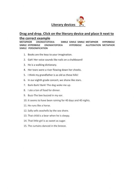 Literary Devices Worksheet, Poetry Devices, Sound Devices In Poetry, Poetry Worksheets, Classroom Preparation, Poetic Devices, Letter Blends, Teaching College, Literary Devices