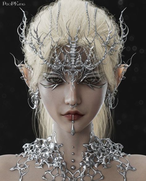 Futuristic Accessories, Cybergoth Fashion, Futuristic Makeup, Dream Music, Face Jewels, Fairy Artwork, Art Apps, Cyberpunk Fashion, Goth Makeup