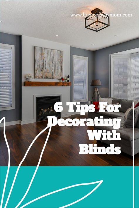 Blinds For Windows Living Rooms, Living Room Decor On A Budget, Wood Blinds, Working Space, Matching Wallpaper, Low Ceiling, Blinds For Windows, Diy Home Improvement, Home Jobs