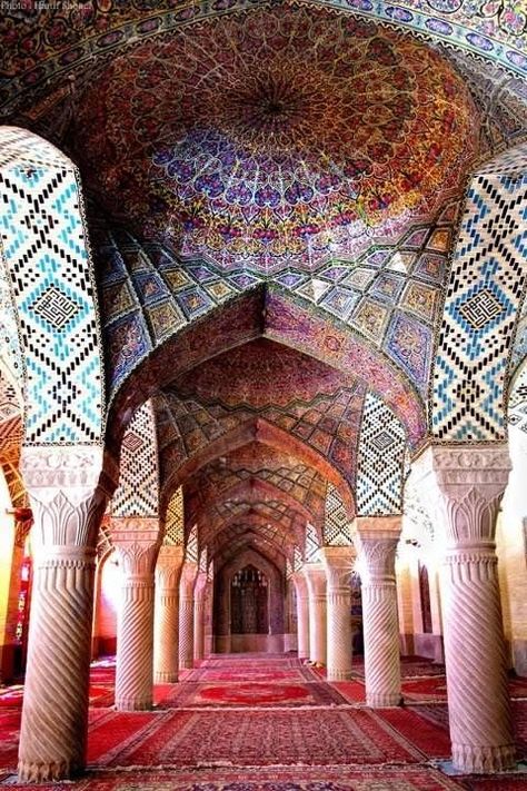 My travel wish list includes Iran, Pakistan, India, Tunisia, Maldives, New Zealand, Turkey, and Brazil. Taj Mahal Interior, Pink Mosque, Shiraz Iran, Iran Travel, Cultural Architecture, British Library, National Trust, Islamic Architecture, Pompeii