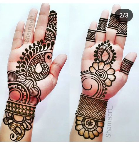 Bridal Mehndi Designs Indian, Hands Mehandi Designs, Mehandi Designs For Hands Unique, Mehndi Designs Simple Front Hand, New Mehndi Designs Simple, Mehandi Designs For Hands Simple, Mehandi Designs For Kids, Mehendi Designs For Kids, Mehandi Design For Hand