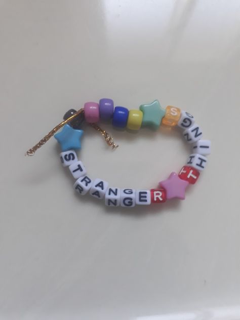 Bracelet, Stranger Things Kandi Inspo, Bracelet Inspo, Stranger Things, Bracelet, Quick Saves