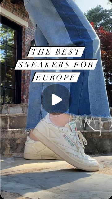 Liz - My Style(ish) 40s on Instagram: "📢📢📢 PSA! 📢📢📢 I have found the perfect sneaker for trips where you’ll be doing lots of walking (like Europe or NYC) - the Reebok Club C 85.  They won’t disappoint!!

Here’s why these sneakers are so great:
📌 they are sleek and understated, so they go with everything
📌 they have a leather upper, so they don’t get wet and sloppy on those rainy days (and any mud just wipes right off)
📌 they are comfortable - I walked dozens of miles without a single blister or real foot pain
📌 since they go with everything, they aren’t a “special use” shoe - this shoe will fit right into your wardrobe once your trip is over
📌 they aren’t too pricey - under $100
📌 they’ll last for years - I’ve had mine for at least 4 years

Happy travels!! 

#walkingshoes #comf Reebok Shoes Outfit, Reebok Club C 85, Perfect Sneakers, Club C 85, Reebok Club C, Club C, Happy Travels, Reebok Shoes, Foot Pain