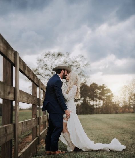 Navy Blue Cowboy Wedding, Groom With Boots, Bride With Cowboy Boots, Bride In Cowboy Boots, Bridesmaid With Cowboy Boots, Navy Blue Suit Wedding Cowboy Boots, Bride With Boots, Bridesmaids With Cowboy Boots, Groom Dark Denim Cowboy Boots Attire