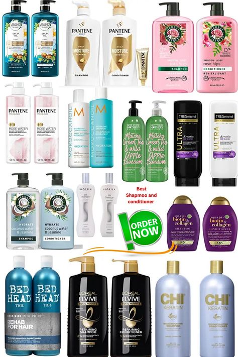 Best Shampoo And Conditioner, Biotin And Collagen Shampoo, Tresemme Shampoo, Pantene Shampoo, Head And Shoulders Shampoo, Conditioner Curly Hair, Hair Regrowth Shampoo, Natural Hair Shampoo, Best Shampoo