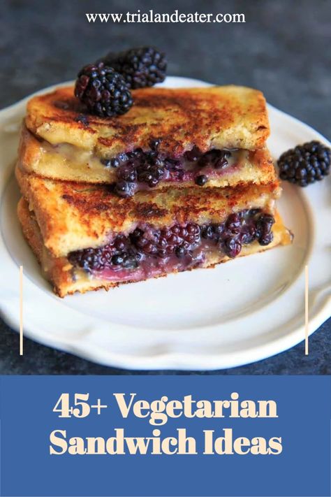 August is National Sandwich Month! If you're in need of some ideas, here is a list of 45+ recipes for vegetarian sandwiches to help you celebrate in the most delicious way. No Meat Sandwiches, Meatless Sandwiches, High Protein Sandwiches, Vegetarian Sandwich Ideas, Croissant Sandwiches, Vegetarian Lunch Ideas, Vegetarian Sandwich Recipes, Vegetarian Sandwiches, Healthy Sandwich