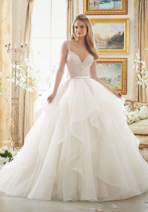 Tulle Ball Gown Wedding Dress, Pnina Tornai, Organza Wedding, Mori Lee, Tulle Ball Gown, A Wedding Dress, Princess Wedding Dresses, Wedding Dress Trends, Linnet