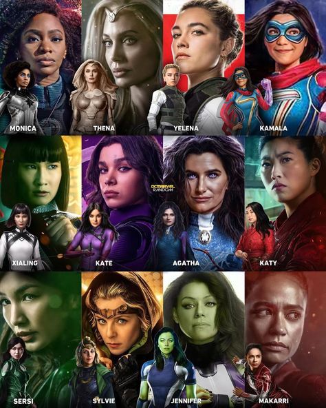 Mcu Women, Marvel Comics Superheroes, Superhero Team, Marvel Characters Art, Marvel Quotes, Phase 4, Young Avengers, Marvel Comics Wallpaper, Marvel Posters