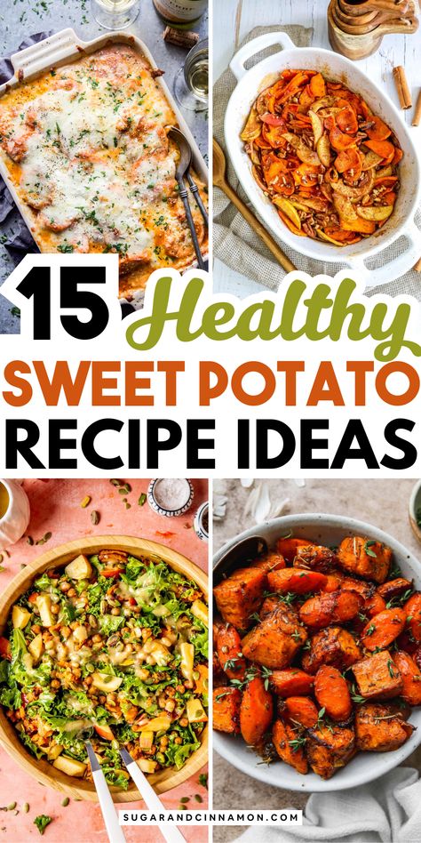 Discover healthy and flavorful sweet potato recipe ideas! 🍠💥 Whether you’re looking for quick weeknight dinners or meal prep ideas, these recipes will fit into your lifestyle. Packed with nutrients and delicious flavors! Don’t forget to save this pin for all your healthy cooking needs! 📌💚 Plant Based Recipes Sweet Potato, Ayurvedic Sweet Potato Recipes, 21 Day Fix Sweet Potato Recipes, Meal Prep Ideas With Sweet Potatoes, Easy Dinner Recipes With Sweet Potatoes, Healthy Sweet Potato Bowl Recipes, Sweet Potato Whole 30 Recipes, Instant Pot Sweet Potato Recipes, Low Sodium Sweet Potato Recipes