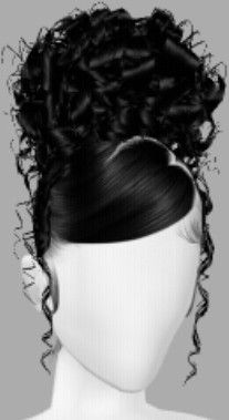 Sims4 Baddie Hair, Imvu Curly Hairstyles, Imvu Hairstyles Ideas, Hairstyles Imvu, Heart Part Hairstyle, Baddie Hairstyles Black Women, Baddie Curly Hair, Sleek Hairstyles Curly Hair, Baddie Hairstyles Curly Hair