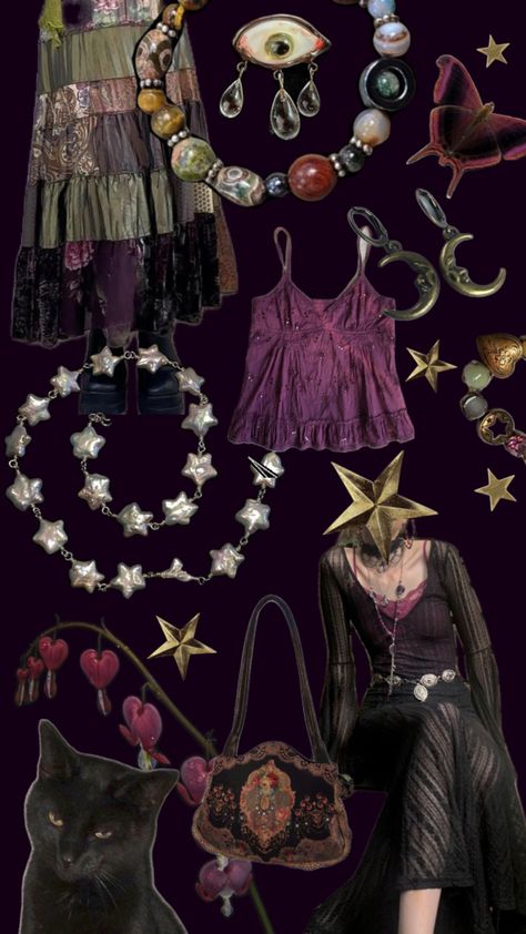 ⛧°。⋆༺♱༻⋆。°⛧ Witch Aesthetic Outfit, Witchy Outfits, Whimsical Aesthetic, Dark Witch, Victorian Goth, Witch Outfit, Witch Aesthetic, Goth Aesthetic, Whimsical Fashion