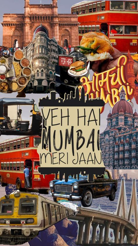 This picture describes Mumbau Mumbai Meri Jaan, Indian Aesthetic Wallpaper, Mumbai Aesthetic, Mumbai Trip, Phone Wallpapers Vintage, 90s Bollywood Aesthetic, Instagram Animation, Instagram Design Creative, Parts Unknown