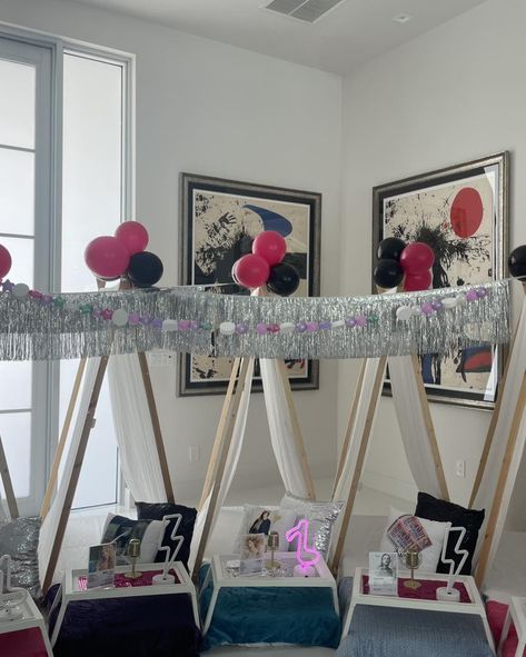 🎤✨ Ready for a party that never goes out of Style? Book your Taylor Swift-themed Teepee Party now and let the music magic begin! 🎶🌟 #TaylorsVersionParty #TeepeePartyVibes #BookYourPartyNow #taylorswift #sleepoverparty #florida Teepee Party, Music Magic, Sleepover Party, Fashion Books, Out Of Style, Taylor Swift, Swift, Going Out, Florida