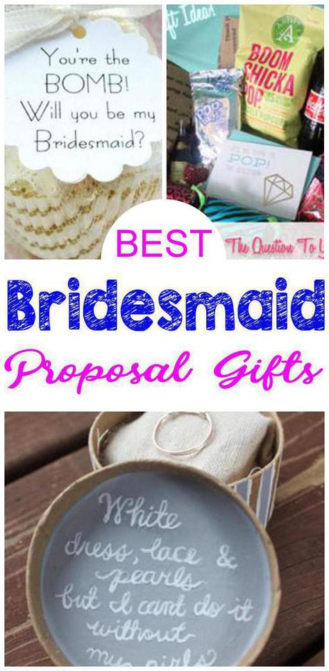 Bridesmaid Proposals! BEST bridesmaid proposal gift ideas. Find AMAZING ideas to ask your future bridesmaids and maid of honor to be in your wedding. Future brides will love all these ideas - DIY, alcohol, goodies, cheap, affordable & more. Check out the coolest bridesmaid proposal gifts:) Cute Ways To Ask Your Bridal Party, Asking Someone To Be Your Bridesmaid, Gifts To Ask Bridesmaids To Be In Wedding, Ask To Be A Bridesmaid Ideas, How To Ask Your Bridesmaids Unique, Ways To Ask Maid Of Honor To Be In Wedding, How To Ask Bridesmaids Ideas, Simple Maid Of Honor Proposal, Cute Way To Ask Bridesmaids