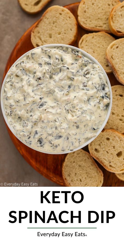 Spinach Dip Keto, Easy Keto Dip Recipes, Keto Dips And Appetizers Cold, Low Carb Dips Appetizers, Keto Spreads, Keto Dips And Appetizers, Low Carb Spinach Dip, Keto Dip Recipes, Keto Ranch Dip