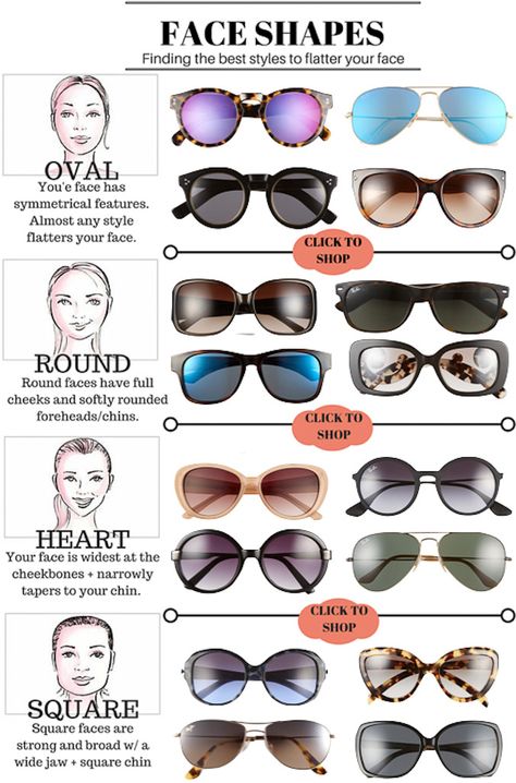 Day 3: Win Four Pairs of Sunglasses!! | Stylish Petite Sunglasses For Your Face Shape, Glasses For Face Shape, Round Face Sunglasses, Accessories Guide, Glasses For Your Face Shape, Ray Ban Sunglasses Women, Stylish Petite, Mode Tips, Tory Burch Purse