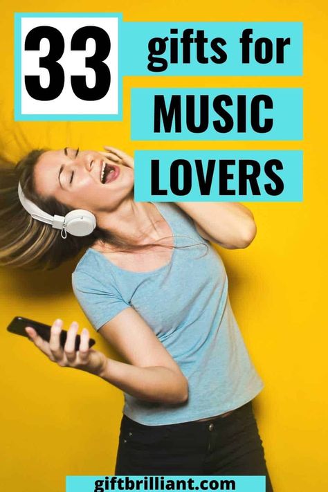 Looking for the perfect gifts for music lovers? We have found the best music gift ideas out there - from useful gifts to fun gifts to unique and handmade gifts. Check out our list of the very best gifts for music lovers, band teachers, and others! Homemade Gifts For Music Lovers, Gifts For A Musician, Gift Ideas For Music Lovers, Music Themed Gifts, Gifts For Musical People, Gift Ideas For Musicians, Gifts For Musicians, Music Gift Ideas, Gifts For Music Lovers